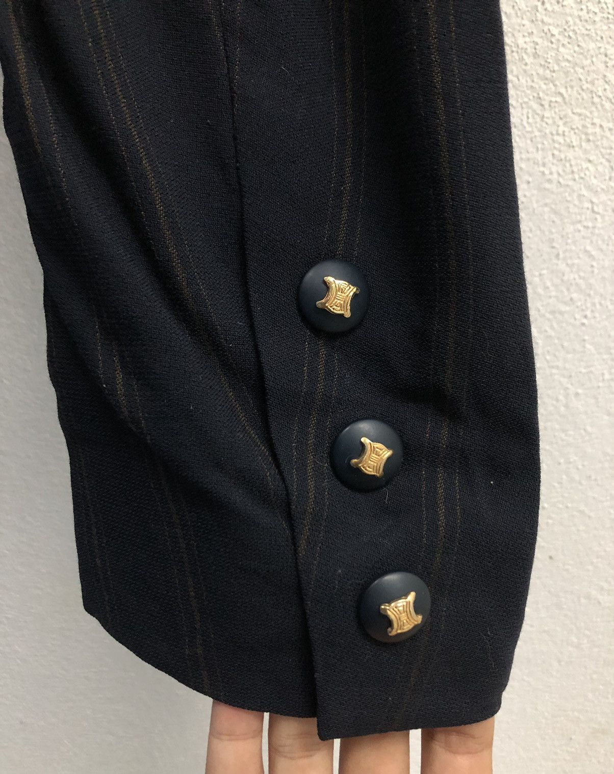 Celine CELINE Paris Vintage Wool Blazer - Made in France - Size 40 Size M / US 6-8 / IT 42-44 - 9 Thumbnail