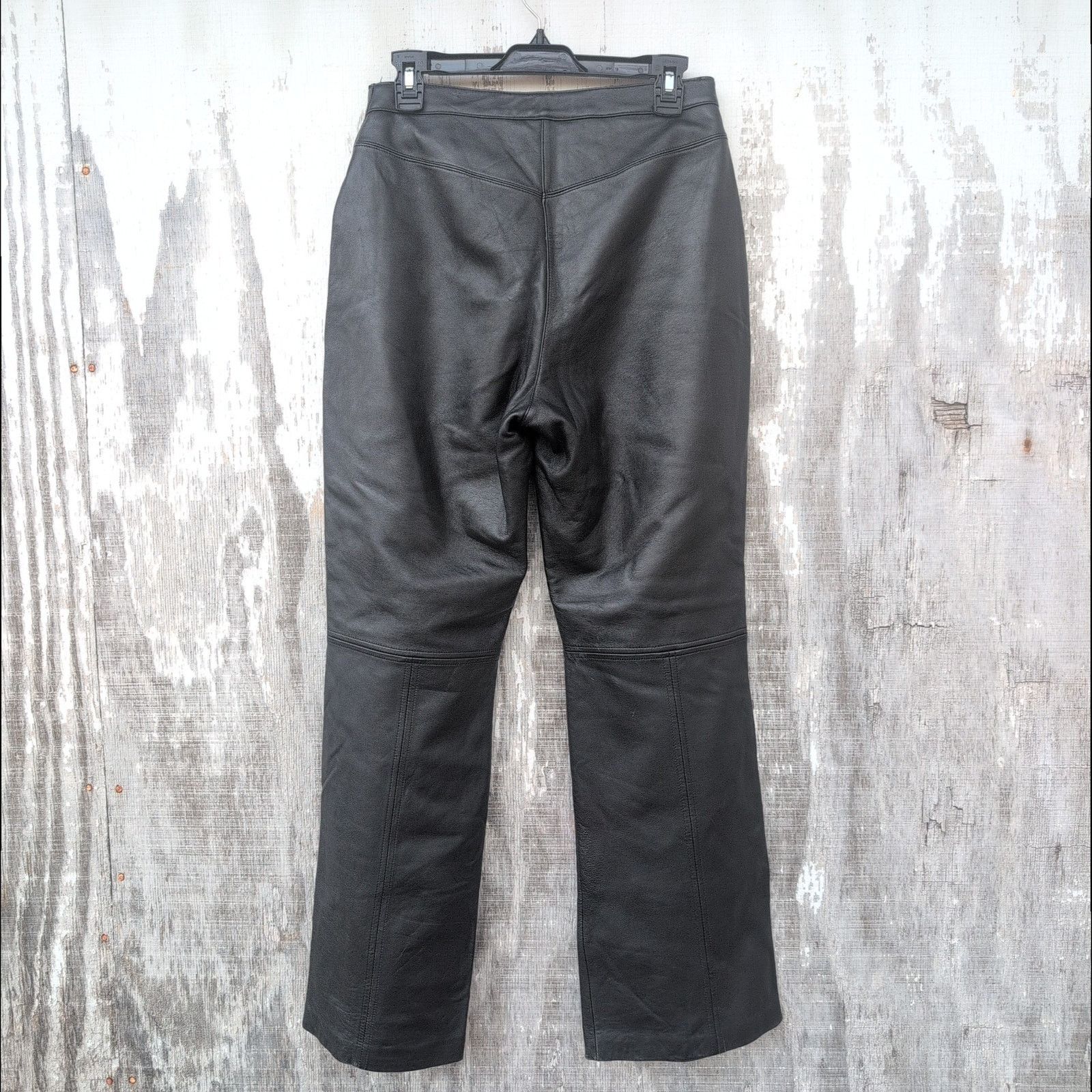 Worthington Vtg Worthington HighWaist WideLeg 100% LeatherPants Women's8 Size 30" / US 8 / IT 44 - 7 Thumbnail