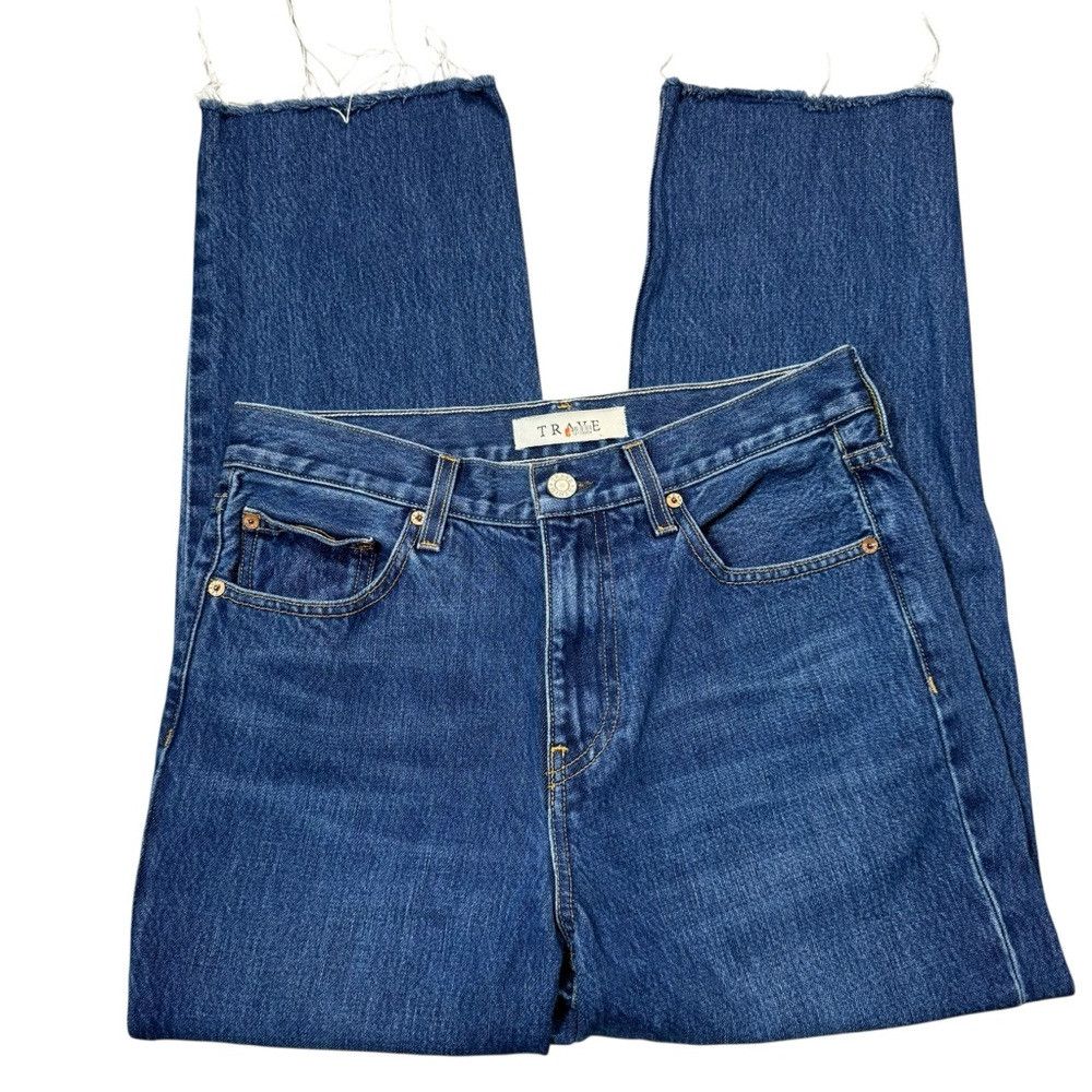 Other TRAVE Vivienne Cropped Straight-Leg Jeans In Borrowed Time Size 28" / US 6 / IT 42 - 4 Thumbnail