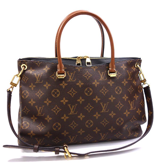 Louis Vuitton Monogram Pallas Strap 2way Bag Noir