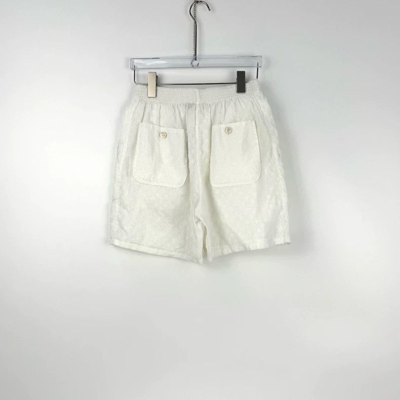 Louis Vuitton Louis Vuitton White dark stripes full logo shorts 2505-Next Size US 34 / EU 50 - 4 Thumbnail