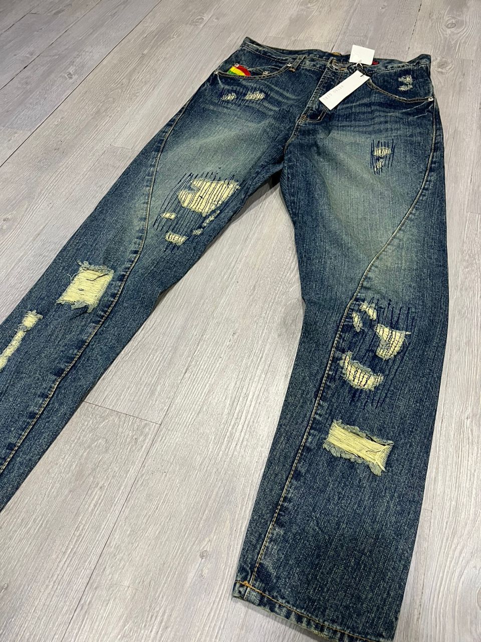 Hysteric Glamour RARE Retro Girls Jeans Japanese Brand Exhibitionist Vintage Size US 30 / EU 46 - 4 Thumbnail