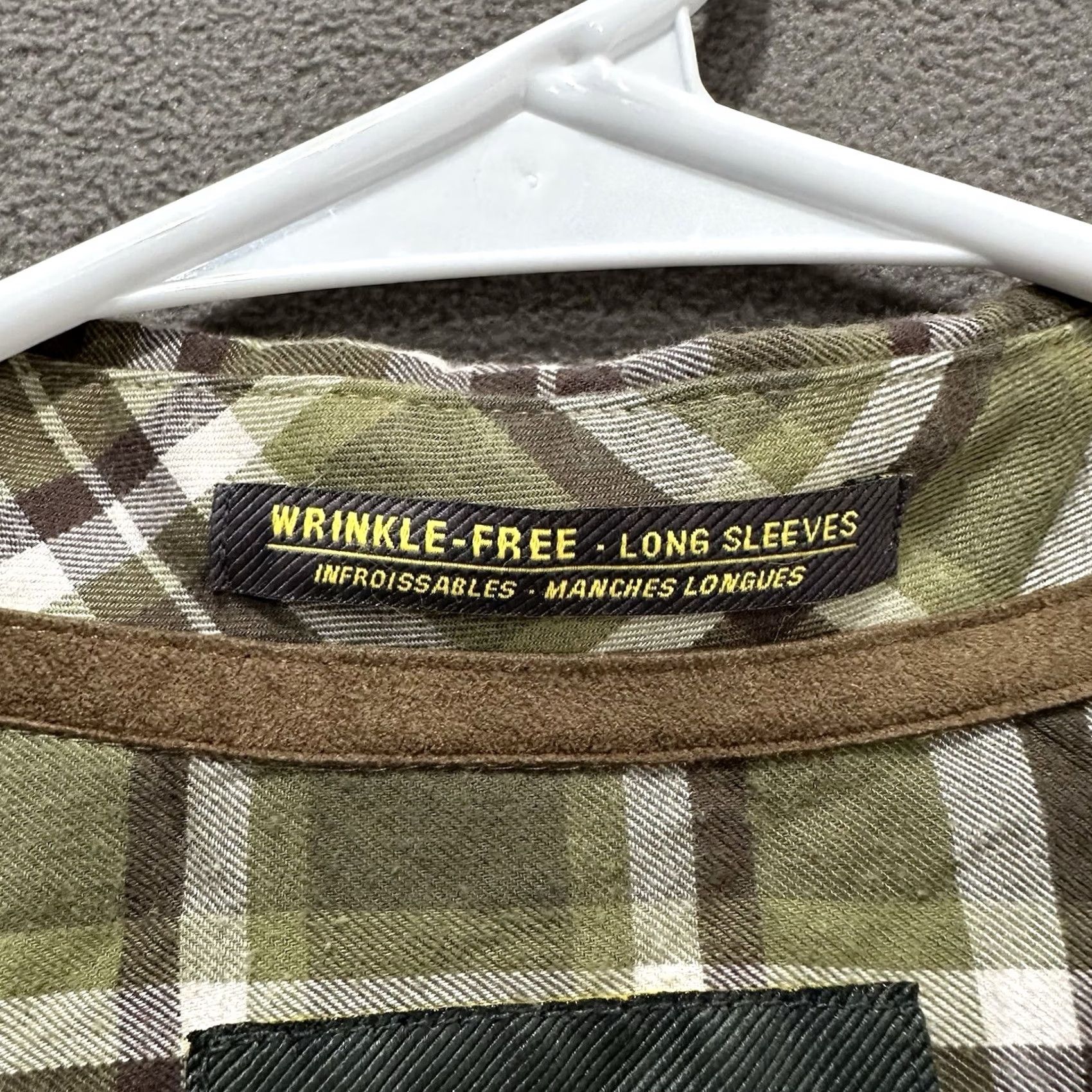 Vintage Cabelas Shirt Mens XL Green Plaid 100% Cotton Button Down Long Sleeve Outdoor Size US XL / EU 56 / 4 - 7 Thumbnail