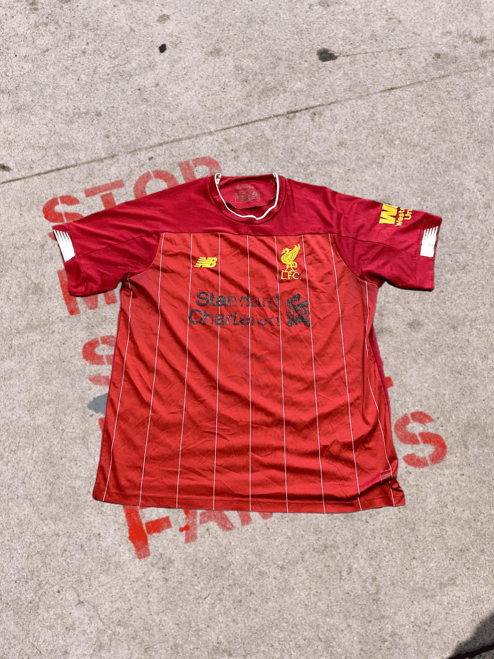 New Balance LIVERPOOL RARE FOOTBALL SHIRT JERSEY Size US L / EU 52-54 / 3 - 1 Thumbnail