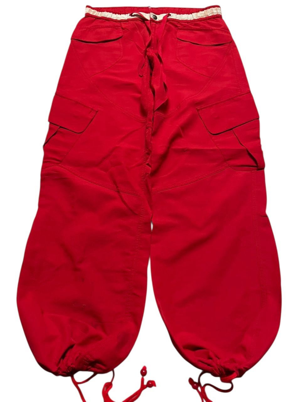 Japanese Brand BA PRO U.S.A PARACHUTE NYLON CARGO RED PUNK COLOR Size US 30 / EU 46 - 1 Thumbnail