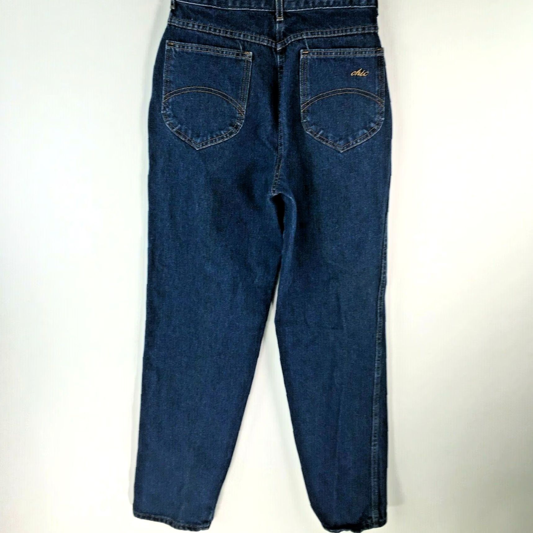 Vintage CHIC High Rise Mom Jeans Womens Blue Size 8 26x31 Denim USA Size 30" / US 8 / IT 44 - 2 Thumbnail