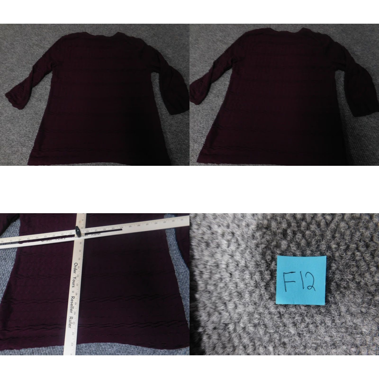 Croft & Barrow Croft & Barrow Womens Blouse Petites PM Purple V-Neck Long Sleeve Pullover Casual Button Polyester Down Stretch Regular Basic Shirt Womens Size M / US 6-8 / IT 42-44 - 8 Thumbnail