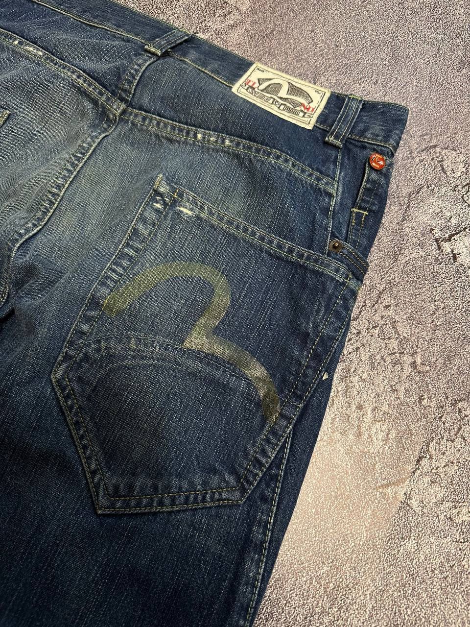 Evisu × Japanese Brand × Puma Evisu Japan puma vintage selvedge jeans size 32/34 Size US 34 / EU 50 - 4 Thumbnail