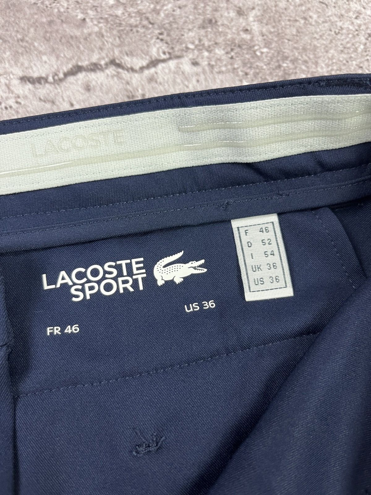 Lacoste Lacoste Sport Stretch Golf Pants HH3768 Navy Blue Size US 36 / EU 52 - 7 Thumbnail