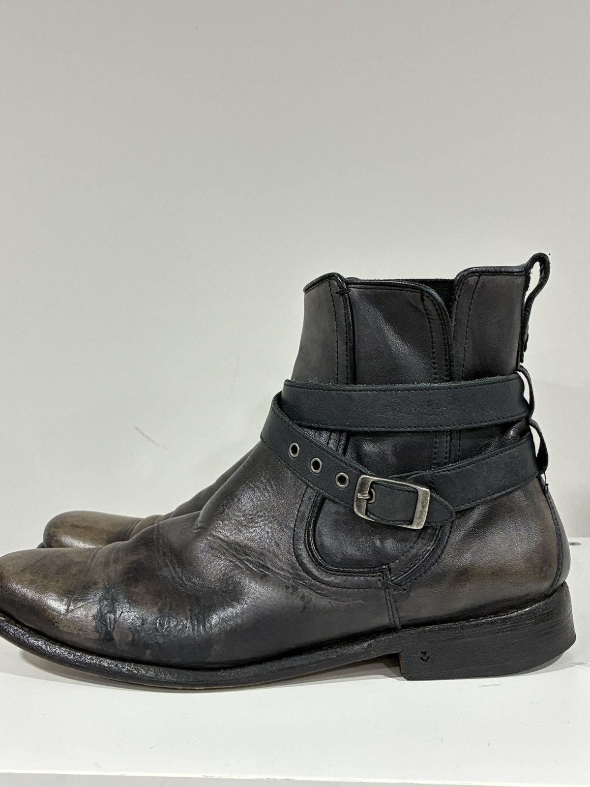 John Varvatos Bowery Buckled Chelsea Boot 10.5 or EU 44.5 Size US 10.5 / EU 43-44 - 7 Thumbnail