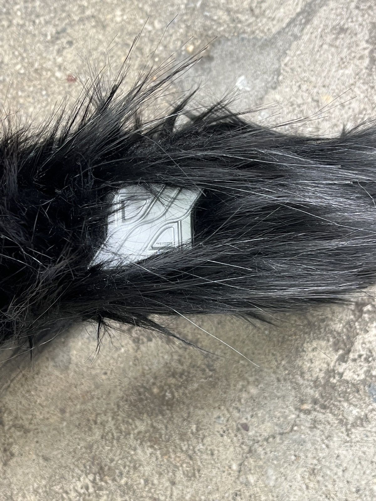 WE11DONE We11done Faux Fur Choker Necklace (unisex) Size ONE SIZE - 3 Thumbnail