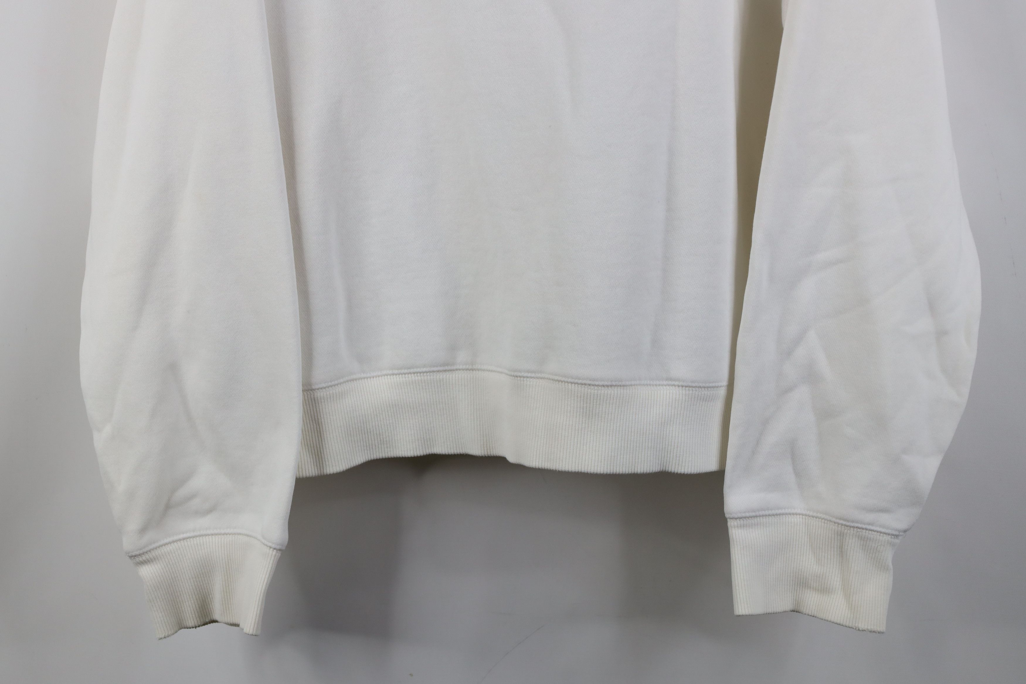 Adidas Vintage 90s Y2K Adidas Babydoll Cropped Sweatshirt White Size L / US 10 / IT 46 - 3 Thumbnail