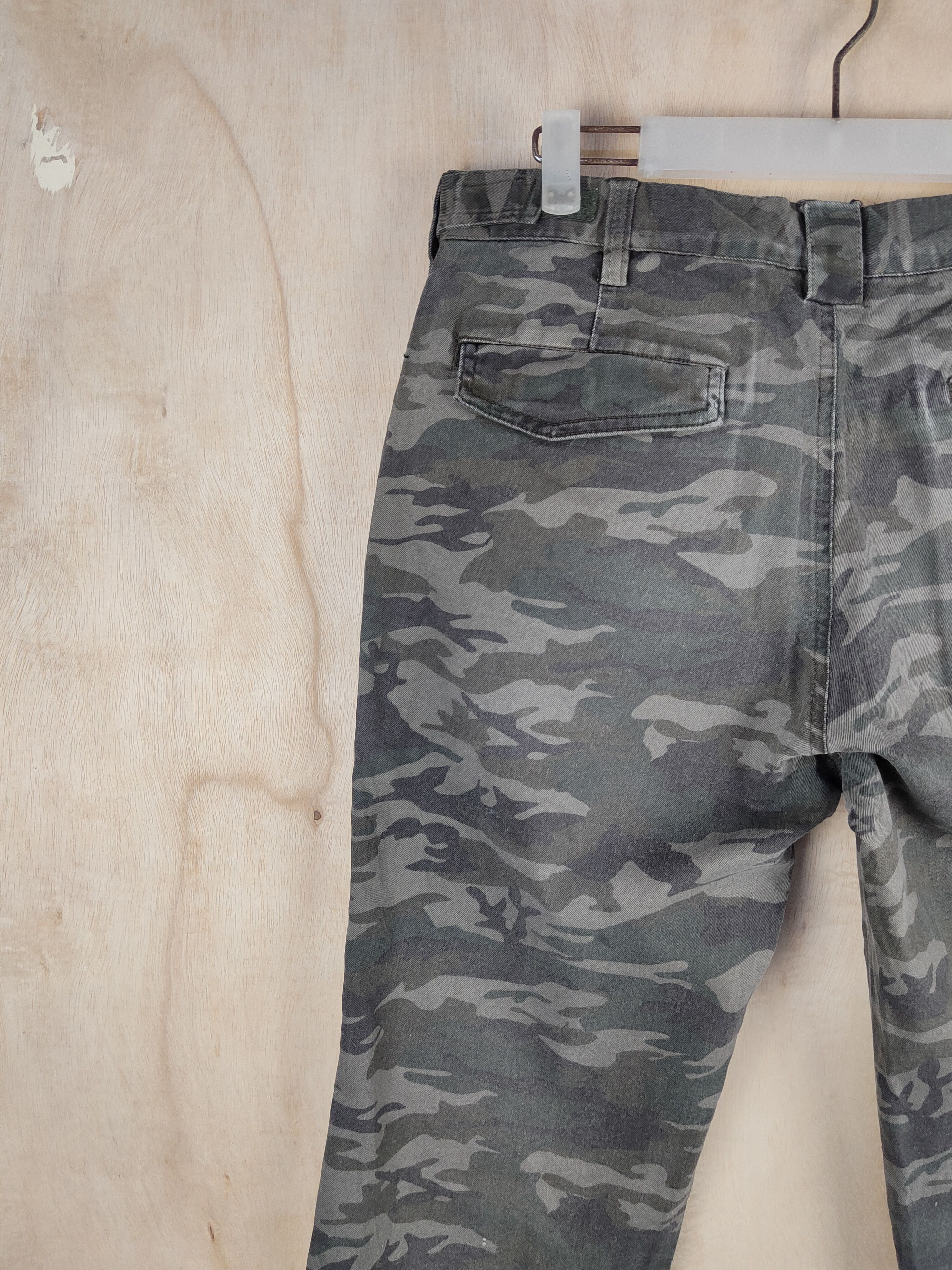 Japanese Brand Forecast Camouflage Multipocket Tactical Cargo Pants #S2428 Size US 33 - 10 Thumbnail