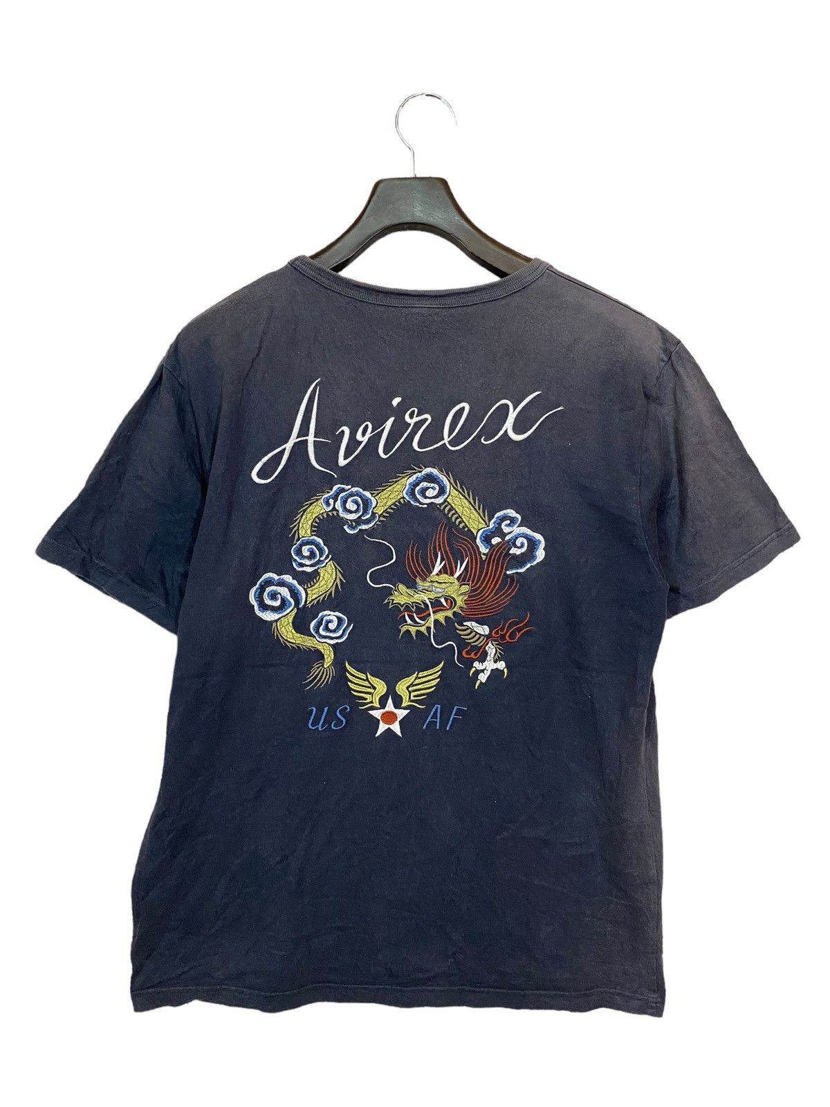 Avirex × Japanese Brand Avirex tshirt emboidery design sun faded Size US XL / EU 56 / 4 - 1 Thumbnail