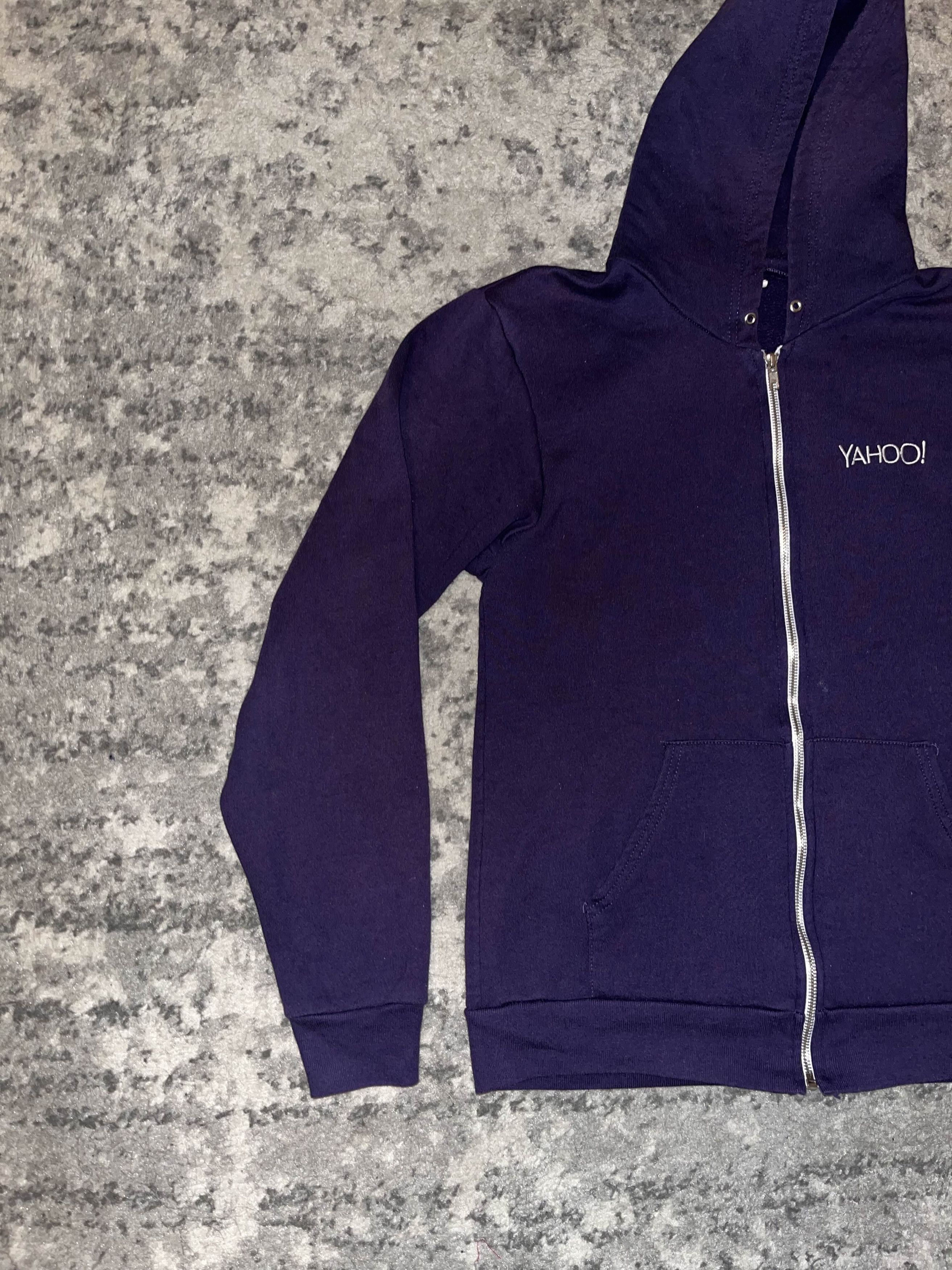 Vintage Vintage Sunfaded 2000s Yahoo! Zip Up Sweater Size US M / EU 48-50 / 2 - 3 Thumbnail