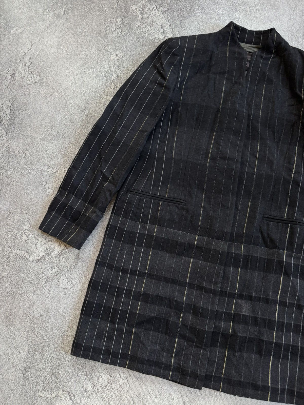 Etro Etro 42size striped wool coat long jacket button up casual Size M / US 6-8 / IT 42-44 - 6 Thumbnail