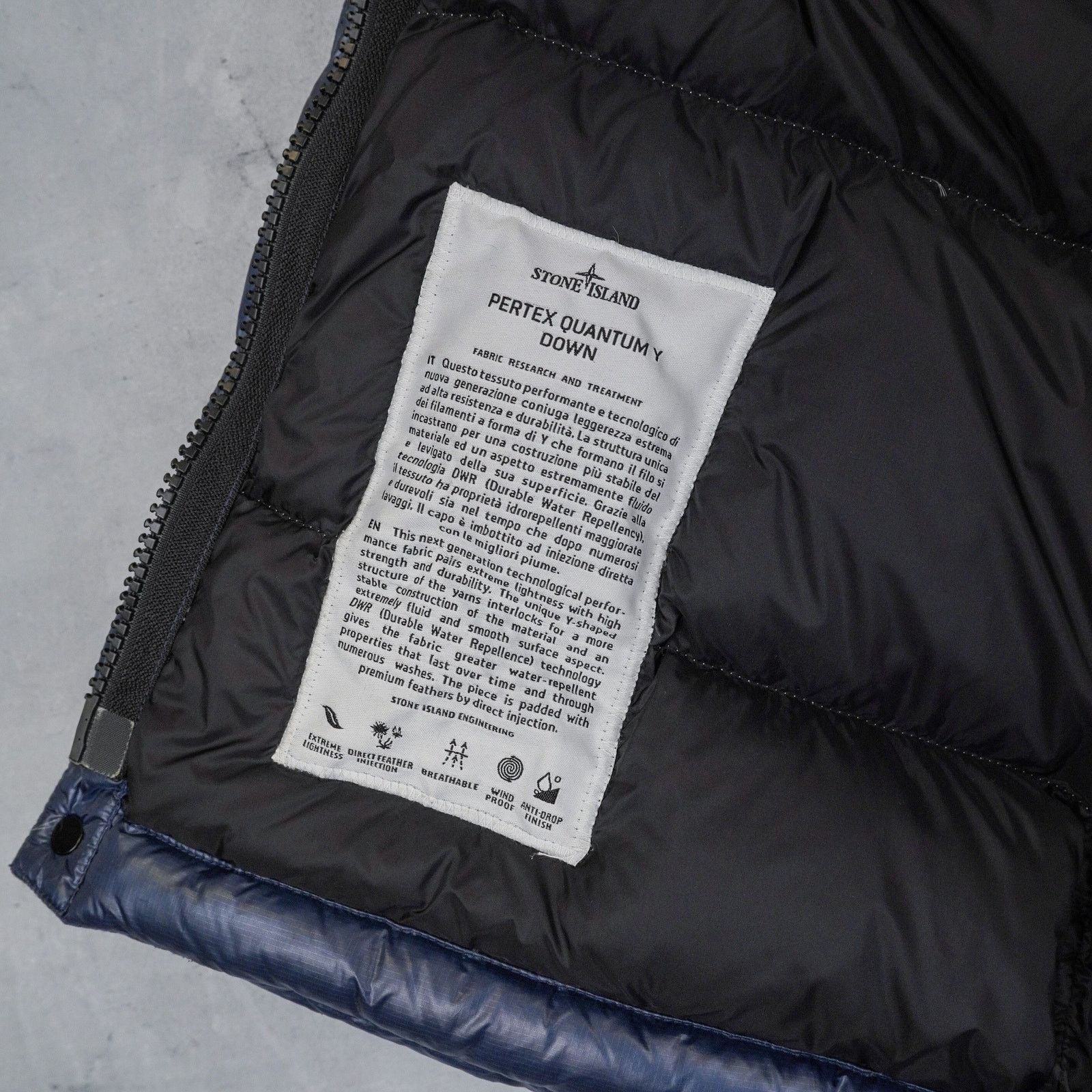 Stone Island Stone island pertex quantum y navy blue down vest jacket Size US XL / EU 56 / 4 - 17 Thumbnail