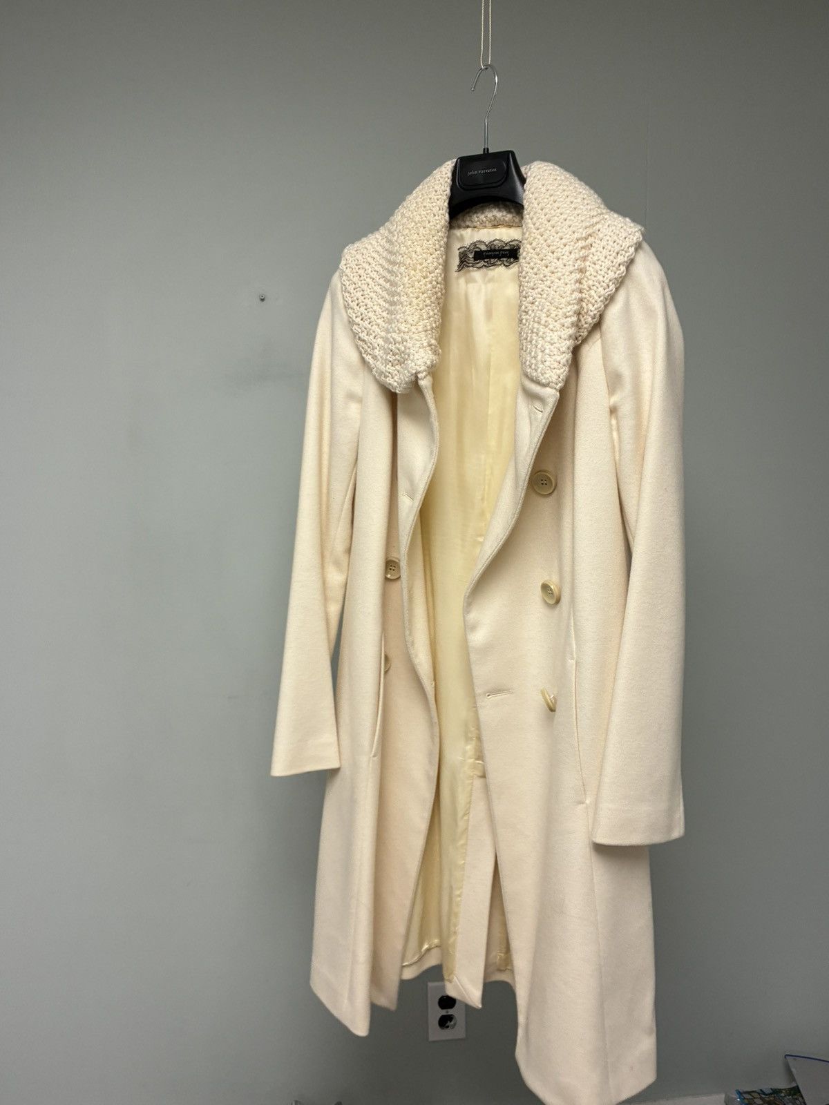 Patrizia Pepe Fluffy Collar Coat 42 Size M / US 6-8 / IT 42-44 - 13 Thumbnail