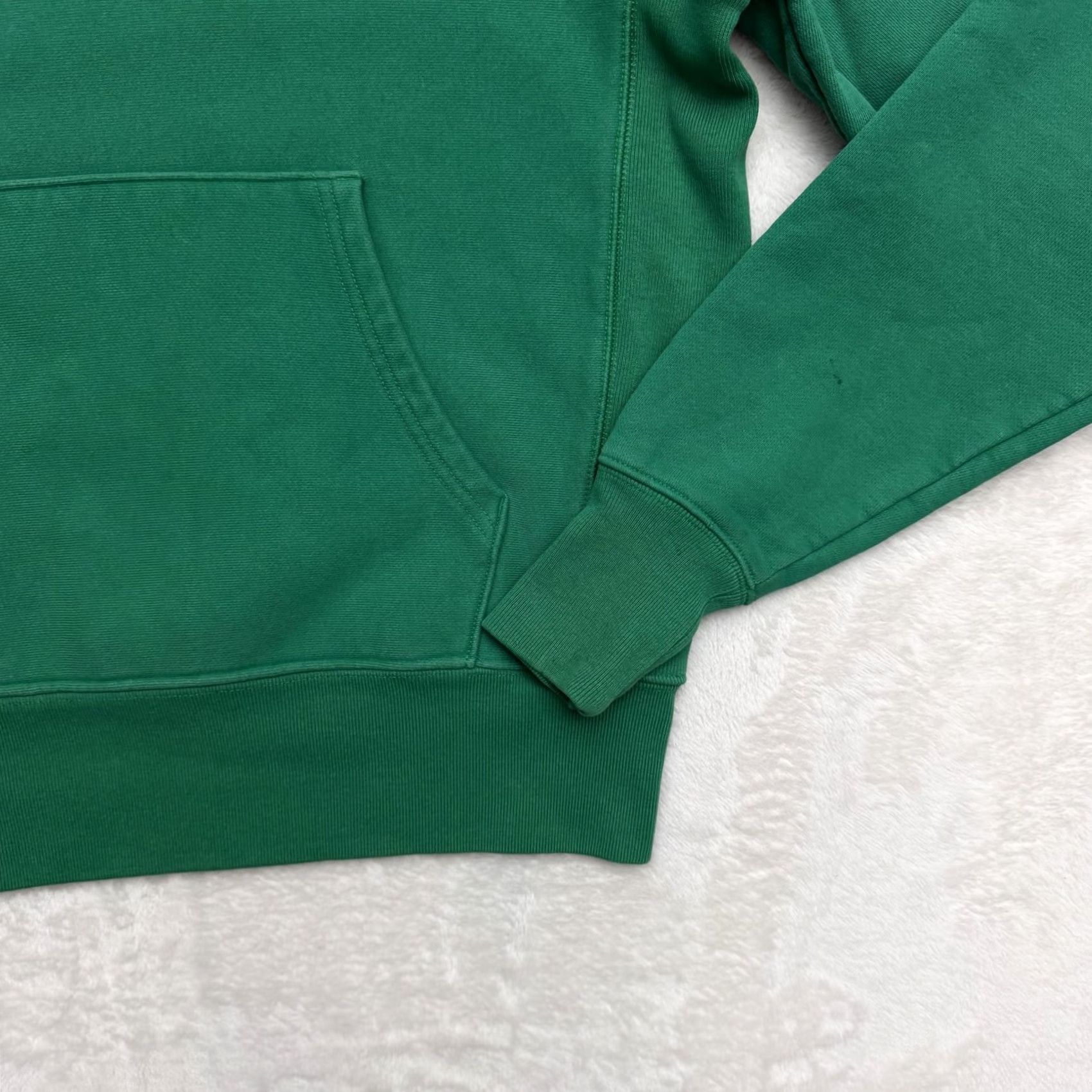 Champion Champion Reverse Weave Hoodie Mens M Green Logo Pullover Sports Graphic Print Regular Fleece Cotton Polyester Size US M / EU 48-50 / 2 - 4 Thumbnail