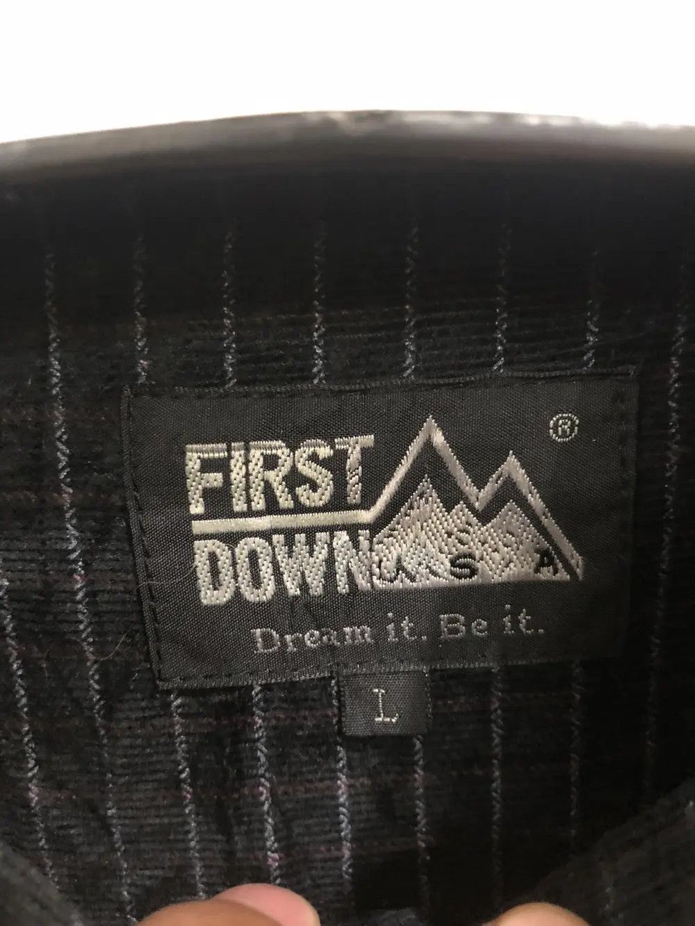 Flannel Vintage First Down Flannel Shirt 👕 Size US M / EU 48-50 / 2 - 3 Thumbnail