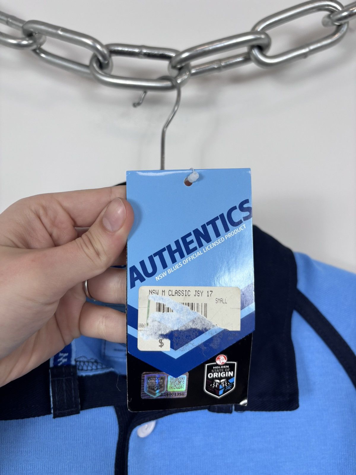 Other NSW New South Wales Blues NWT State Of Origin 2017 Jersey Size US S / EU 44-46 / 1 - 15 Thumbnail