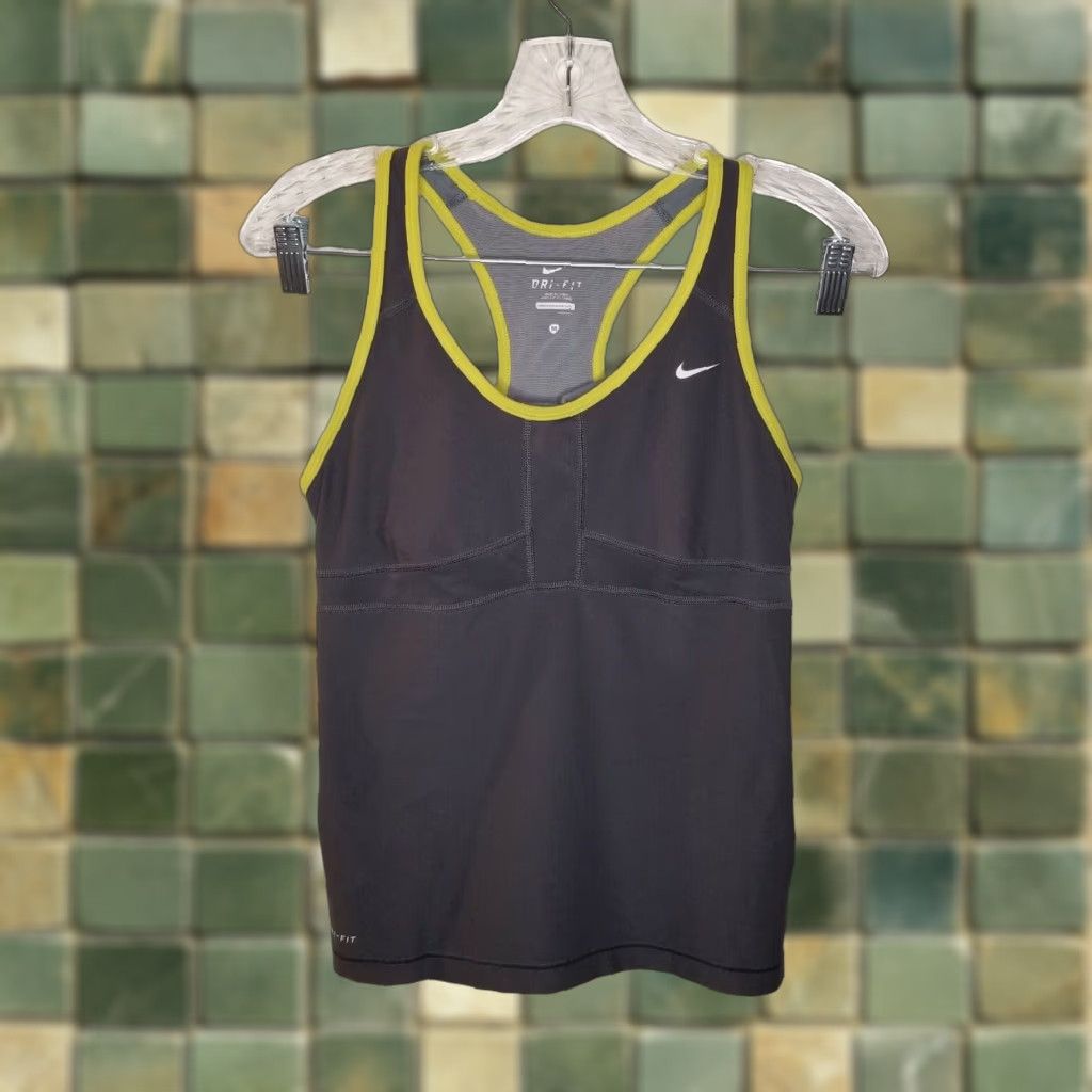 Nike Nike Tank Top Shirt Womens Activewear Dri-Fit Gray Size M Size M / US 6-8 / IT 42-44 - 1 Thumbnail