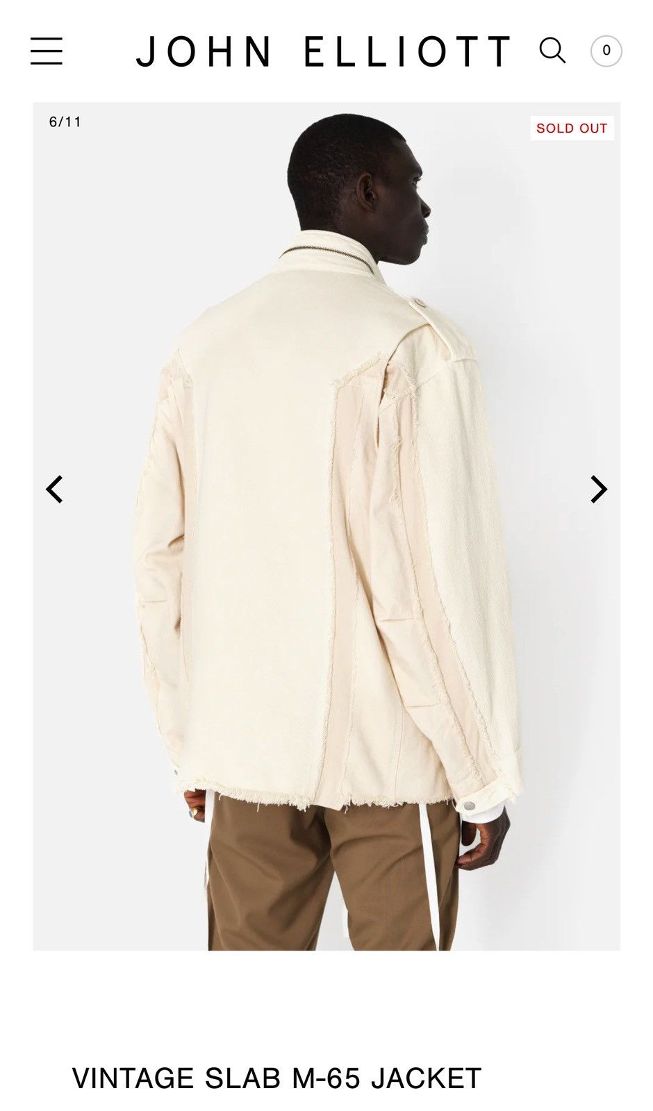 John Elliott John Elliott Vintage Frame M-65 Jacket Size US XL / EU 56 / 4 - 7 Thumbnail