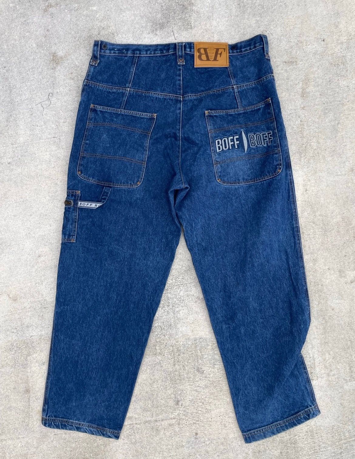 Other Vintage BOFF Workwear Denim Jeans 40x48.5 Made in Taiwan Size US 40 / EU 56 - 7 Thumbnail