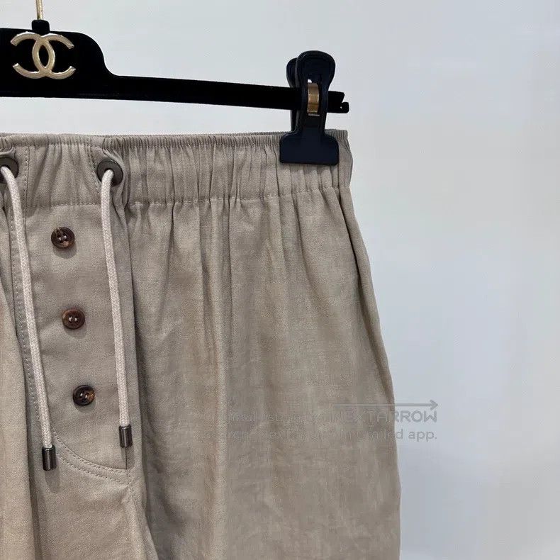 Brunello Cucinelli Brunello Cucinelli Linen Shorts Size 24" / US 00 / IT 34 - 5 Thumbnail