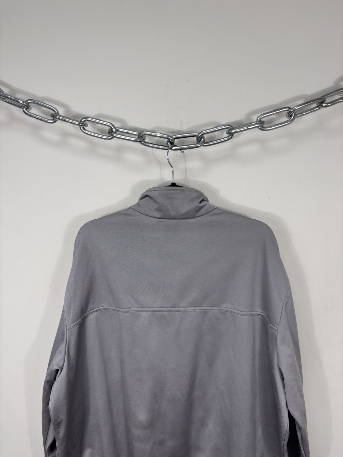 Nike Vintage 2000s Nike Y2K Gray Track Jacket Full Zip Retro Hype Size US XXL / EU 58 / 5 - 15 Thumbnail