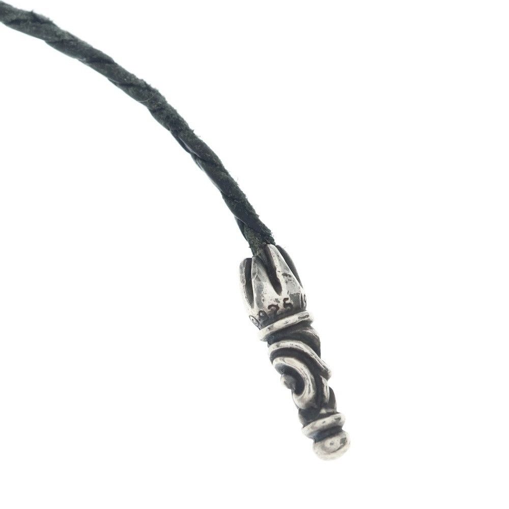 Chrome Hearts Chrome Hearts Leather Braid Scroll Necklace Size ONE SIZE - 3 Thumbnail