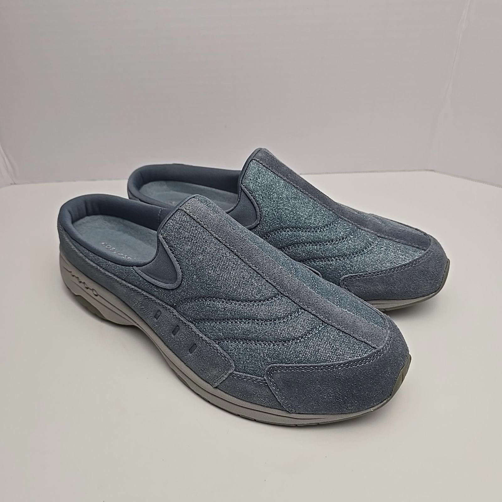 Other Easy Spirit Traveltime Clogs Blue Metallic Shimmer Size 12M Size US 12 / IT 42 - 1 Thumbnail