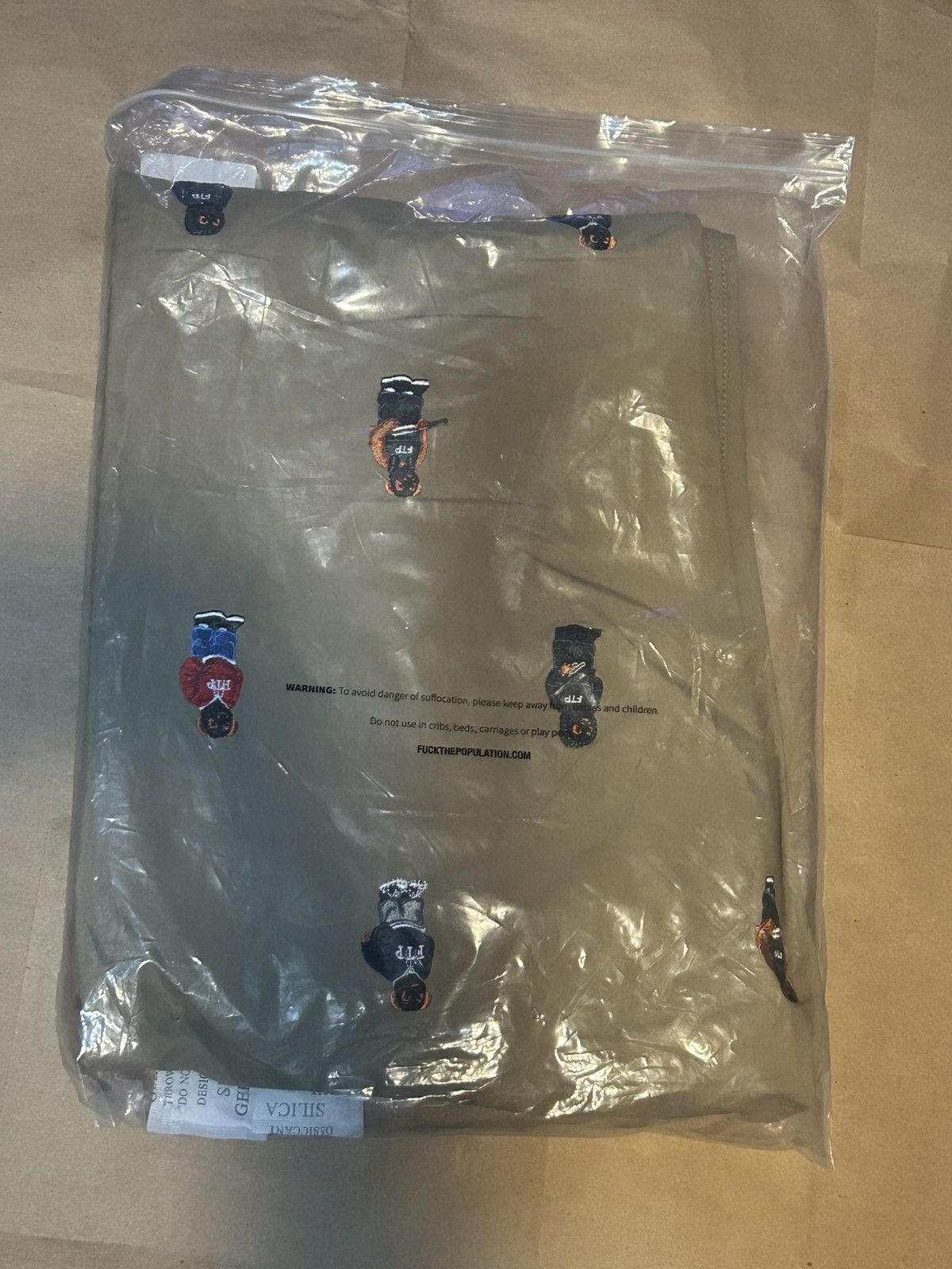 Fuck The Population Khaki Bear Chino Pants size 32 Size US 32 / EU 48 - 2 Thumbnail