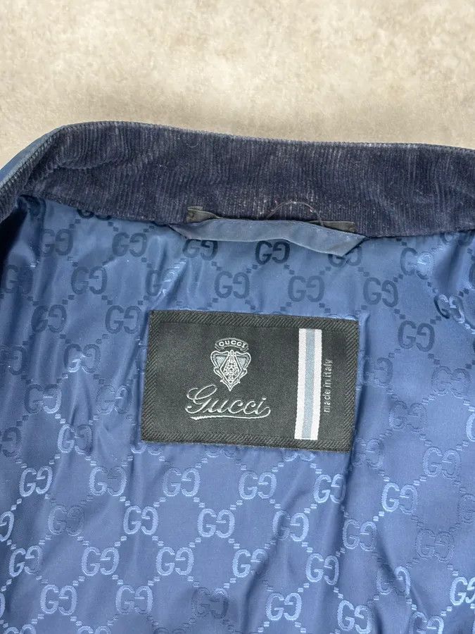 Gucci AW2010 Gucci Navy Nylon Quilted Puffer Jacket Size US L / EU 52-54 / 3 - 9 Thumbnail