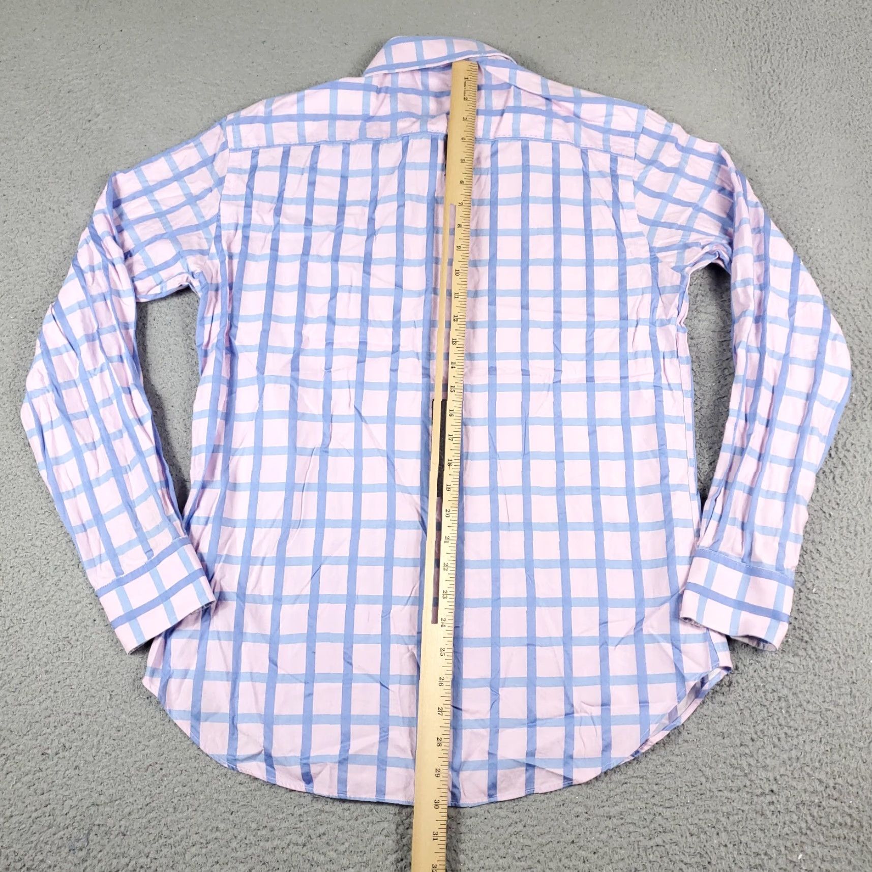BUGATCHI Bugatchi Uomo Shirt Mens M Purple Plaid Button-Up Long Sleeve Casual Business Formal Travel Workwear Modern Preppy Mens Size US M / EU 48-50 / 2 - 4 Thumbnail