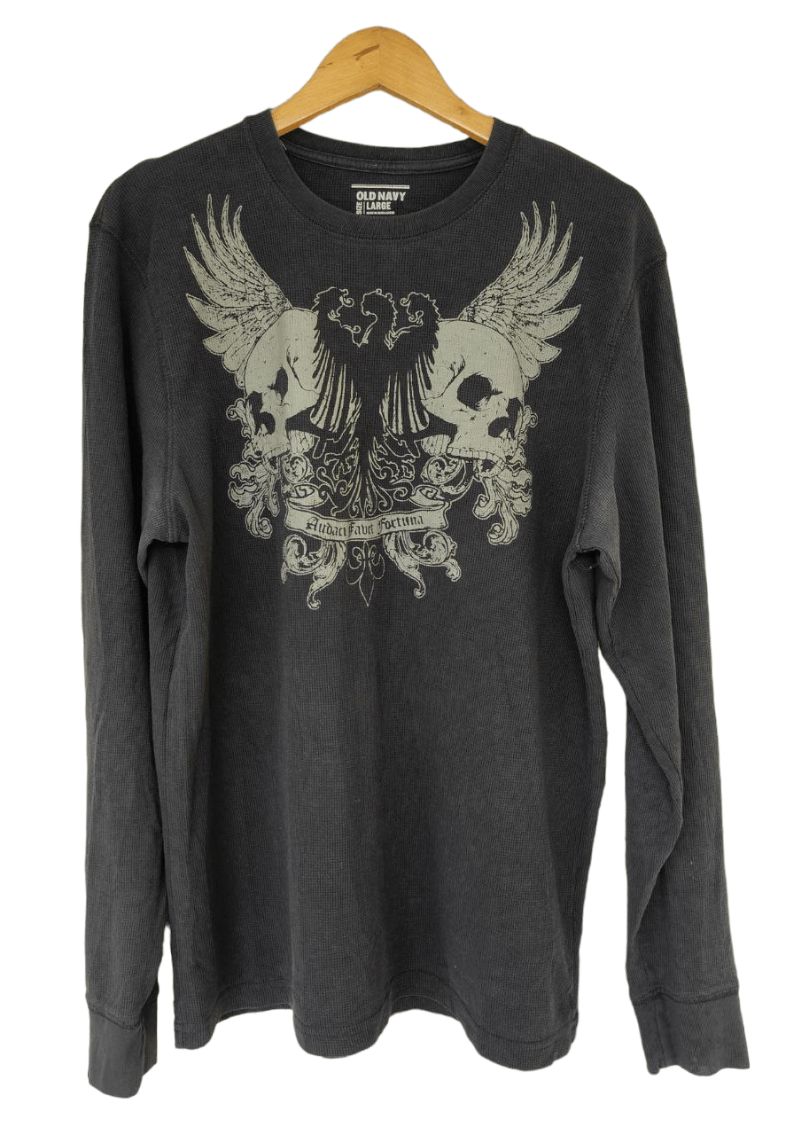Old Navy Old Navy Skull Long Sleeve T Size US M / EU 48-50 / 2 - 1 Thumbnail