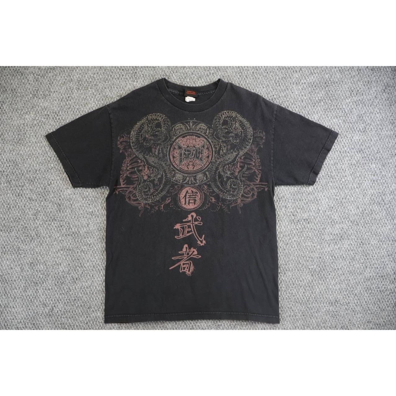 Tapout Tapout Dragon Graphic MMA T-Shirt Black Distressed Style Size US L / EU 52-54 / 3 - 1 Thumbnail