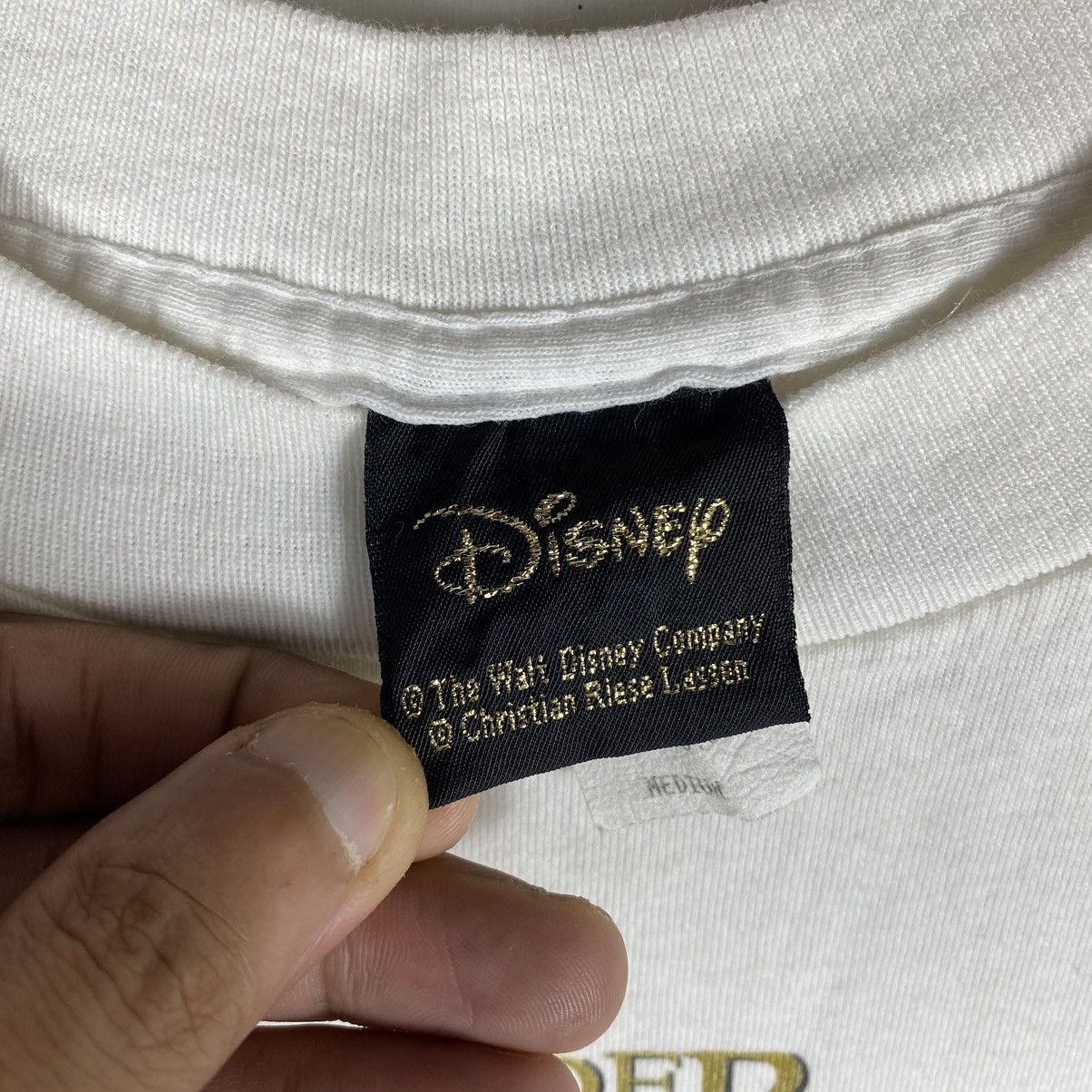 Disney × Vintage VINTAGE 90's UNDER THE SEA THE ART OF LASSEN DISNEY TEE Size US M / EU 48-50 / 2 - 10 Thumbnail