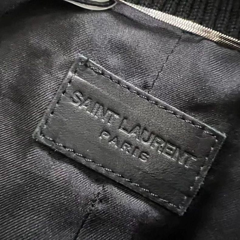 Yves Saint Laurent saint Laurent Silver Tinfoil Baseball Jacket 2501-Nextarrow Size US XL / EU 56 / 4 - 3 Thumbnail