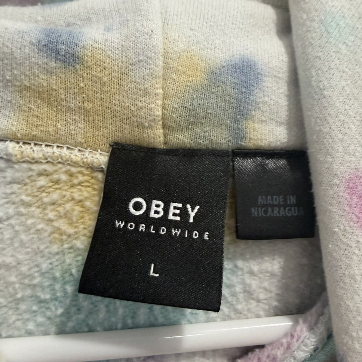 Obey Tie Dye Obey Hoodie Size L / US 10 / IT 46 - 3 Thumbnail