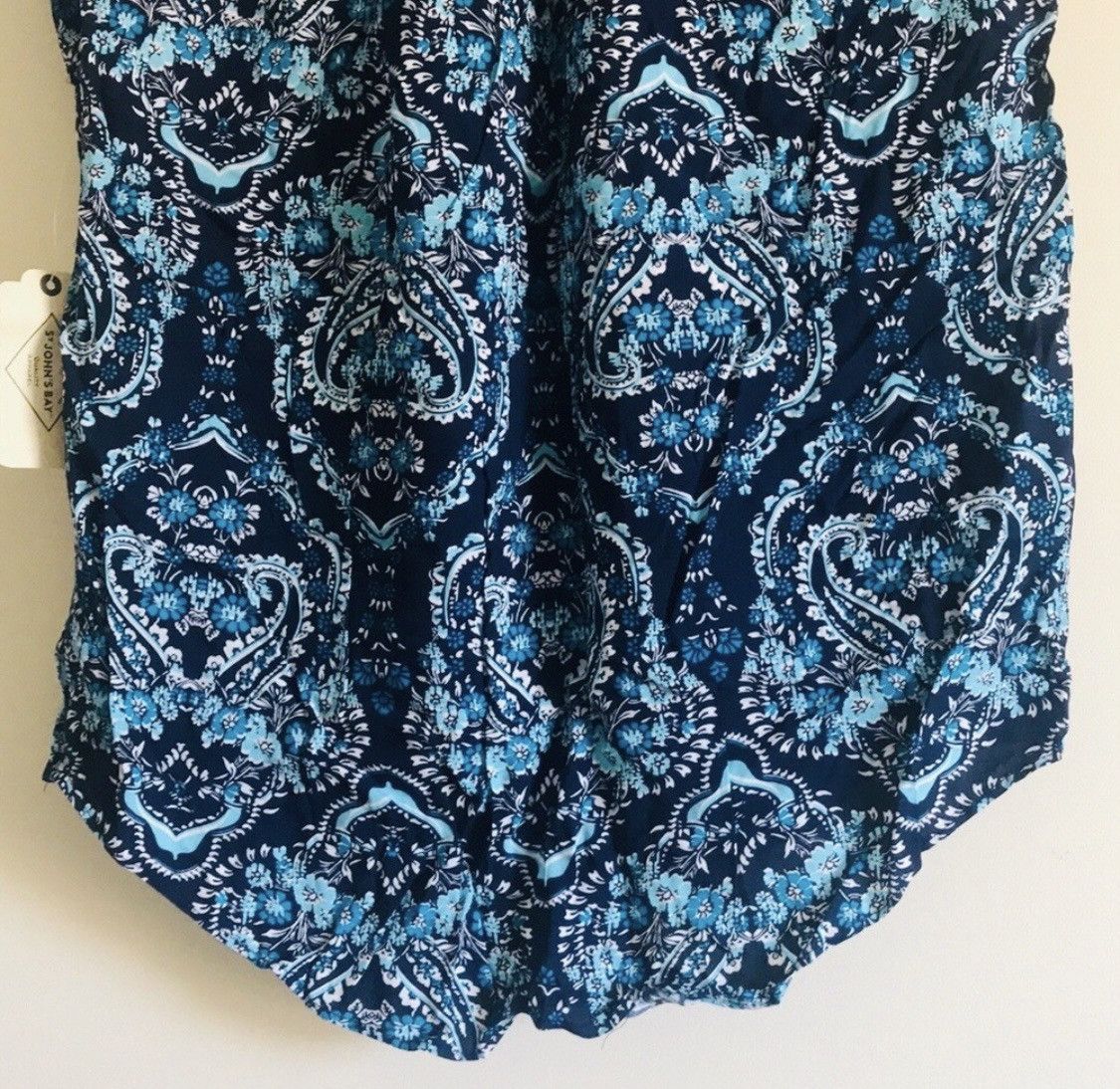 St. Johns Bay ST. JOHNS BAY FLORAL PAISLEY TASSEL CUTOUT BLOUSE TOP SHIRT Size S / US 4 / IT 40 - 5 Thumbnail