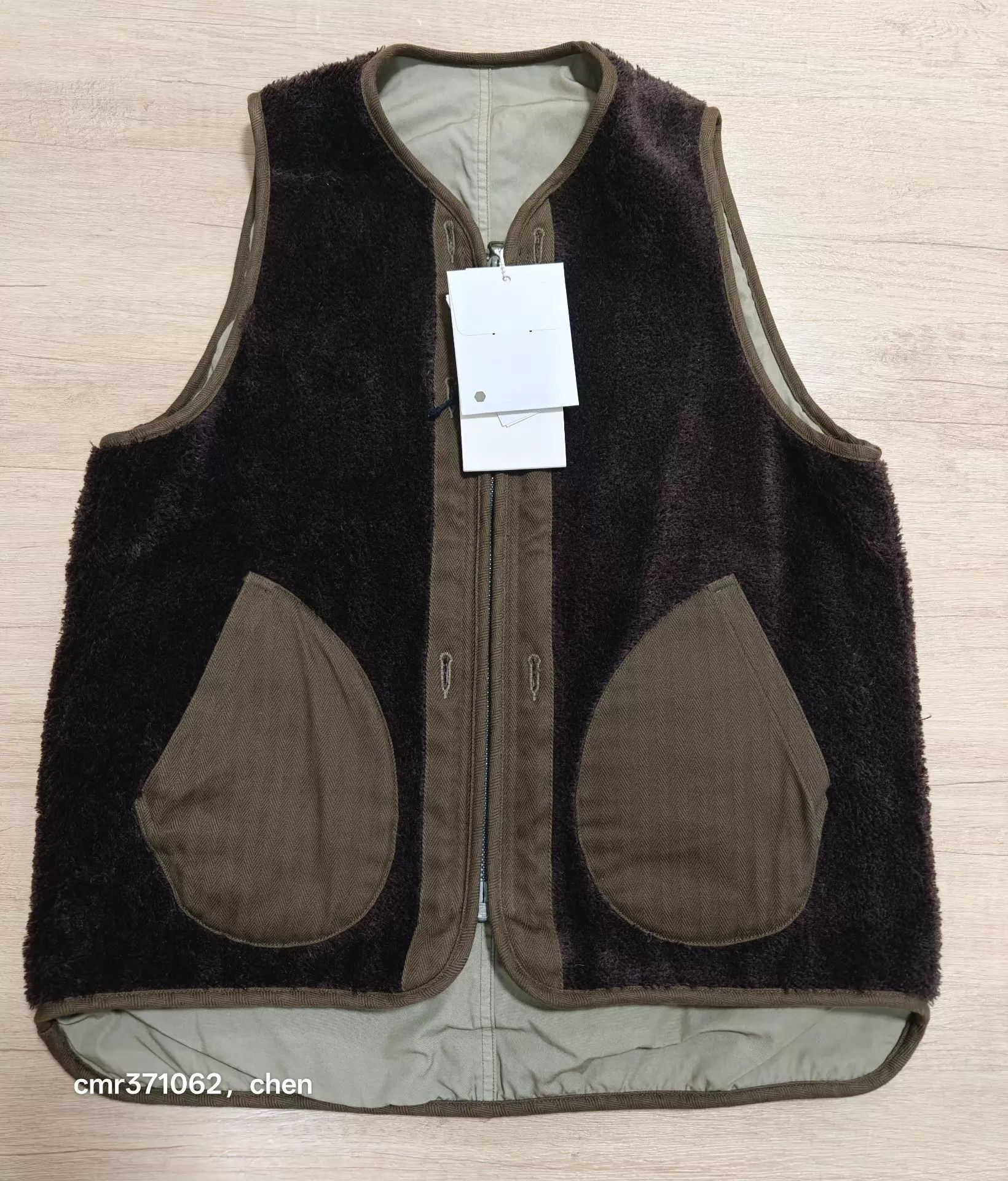 Visvim VISVIM 21 Liner Vest Military Olive 1 Double-Sided Size US S / EU 44-46 / 1 - 5 Thumbnail