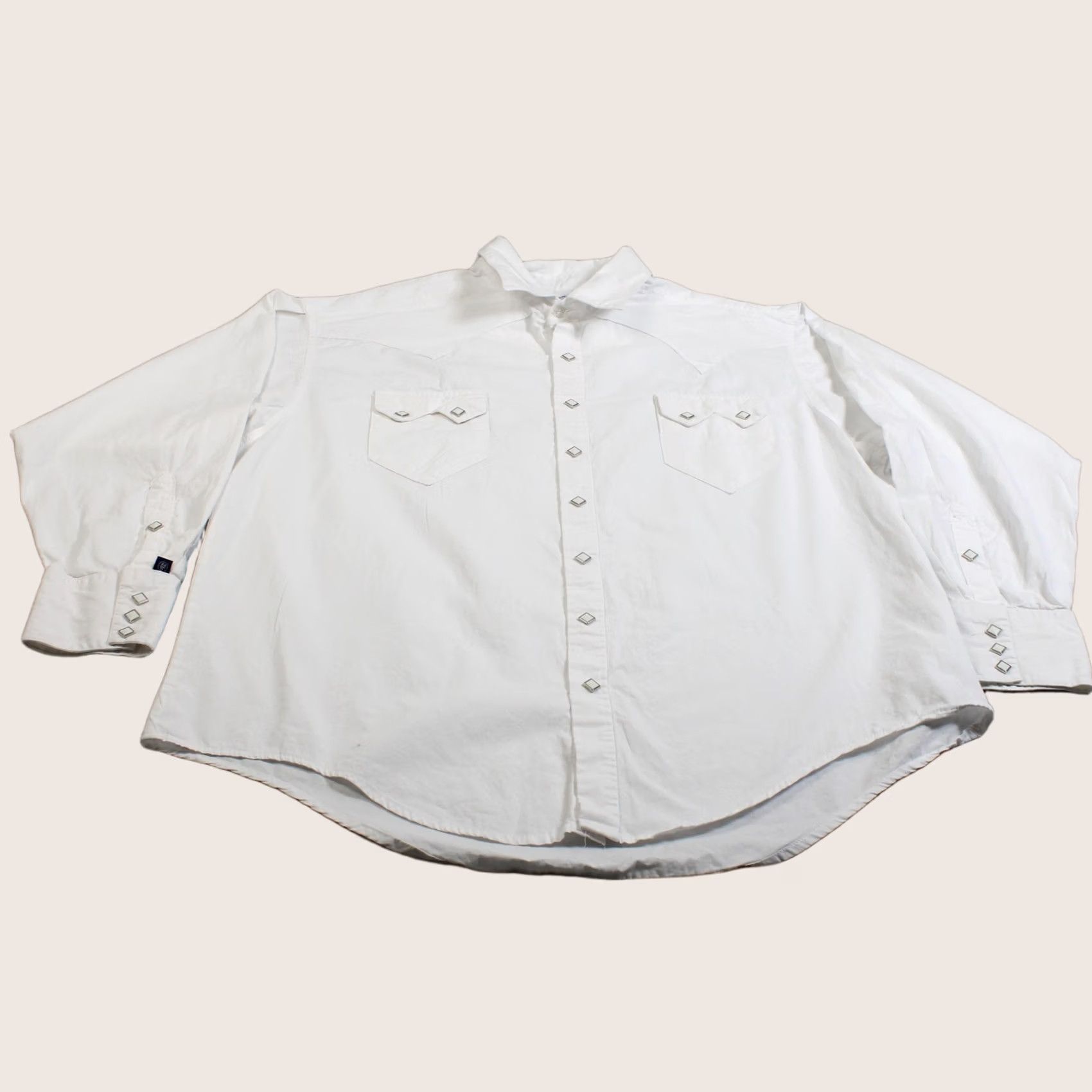 Rockmount Ranch Wear VINTAGE Rockmount Ranch Wear Shirt USA Western Snap Studded White Relaxed Fit Women XL Size XL / US 12-14 / IT 48-50 - 1 Thumbnail
