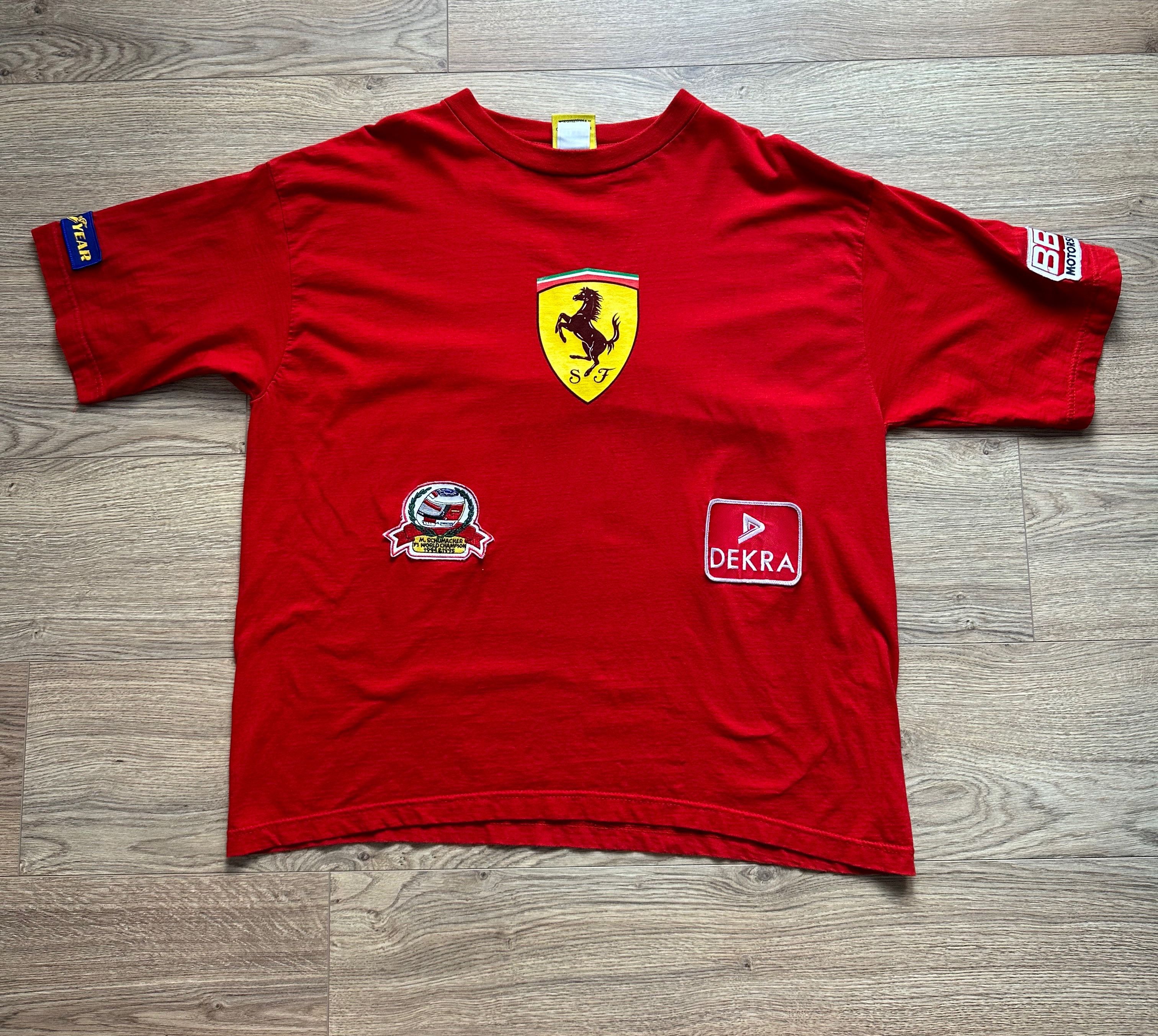 Ferrari 1995 Ferrari Michael Schumacher F1 Racing shirt Size US XXL / EU 58 / 5 - 10 Thumbnail