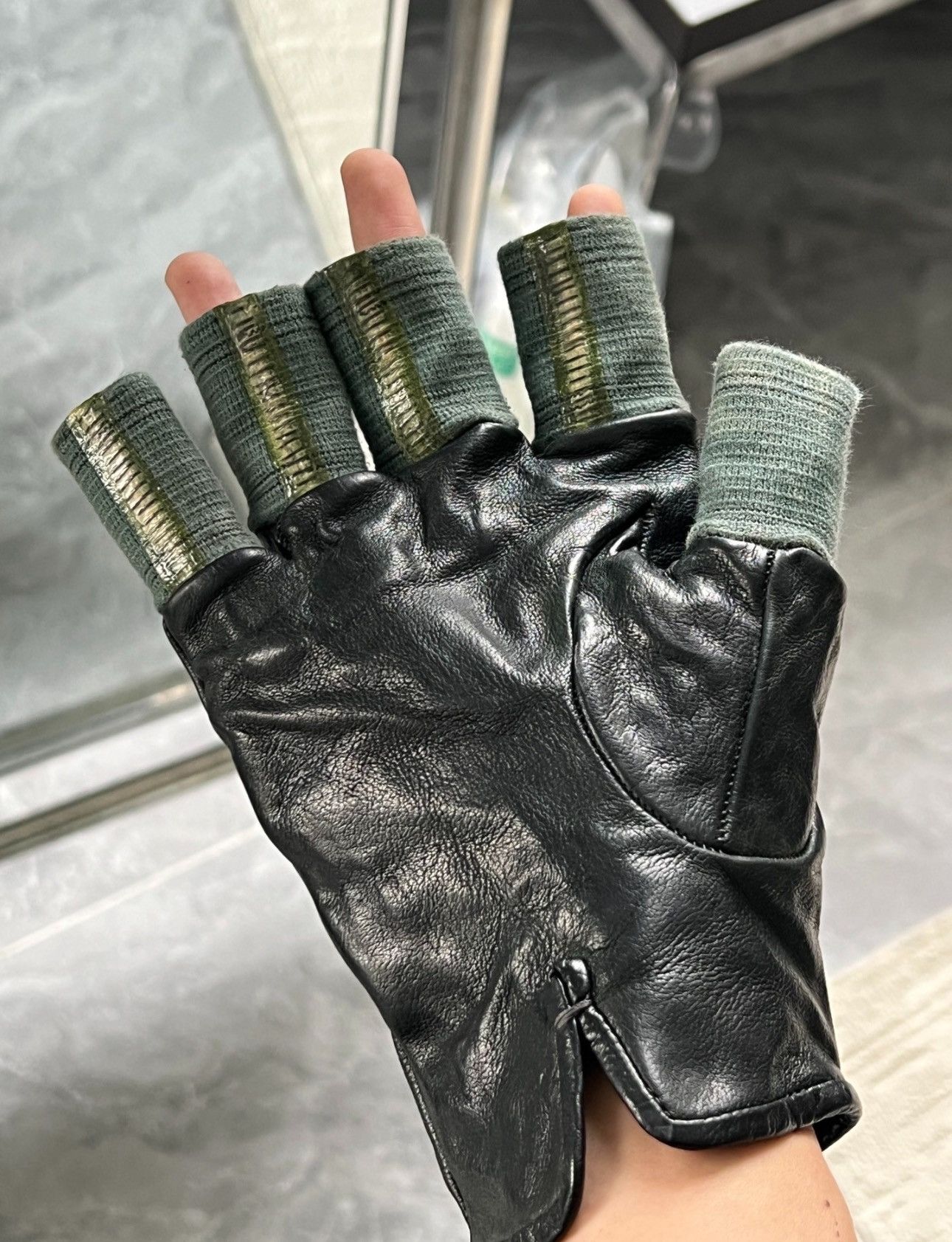 Carol Christian Poell Kangaroo Leather Gloves Size 46 - 2 Thumbnail