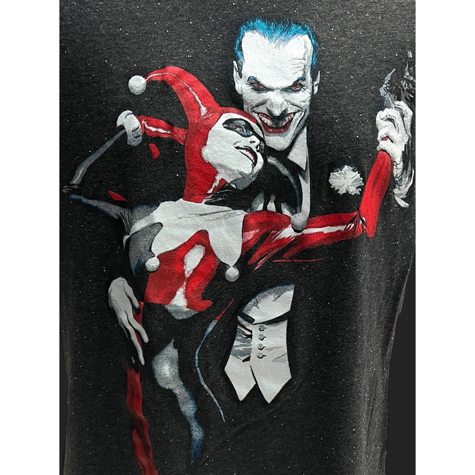DC Comics Joker & Harley Quinn T-Shirt Mens Medium DC Comics Tee Black Size US M / EU 48-50 / 2 - 4 Thumbnail