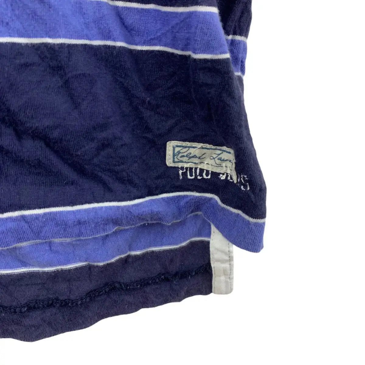Polo Ralph Lauren Vintage POLO JEANS RALPH LAUREN RL Logo Striped Polo Tee Size US XL / EU 56 / 4 - 3 Thumbnail