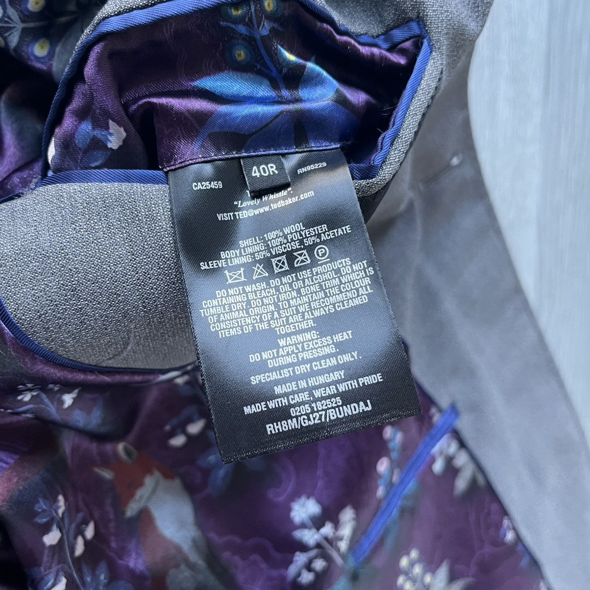 Ted Baker Ted Baker London Endurance 2 Piece Suit Size 40R - 6 Thumbnail