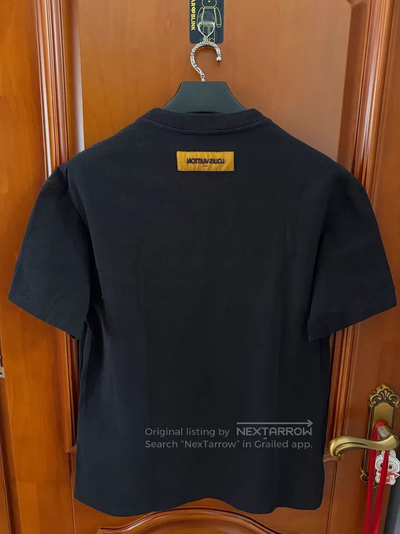 Louis Vuitton Louis Vuitton Black beaded monogram short sleeve T-shirt Size US L / EU 52-54 / 3 - 2 Thumbnail