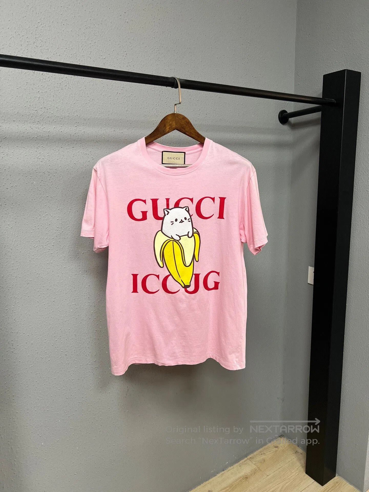 Gucci gucci pink banana cat short sleeve tee. Size S / US 4 / IT 40 - 1 Thumbnail